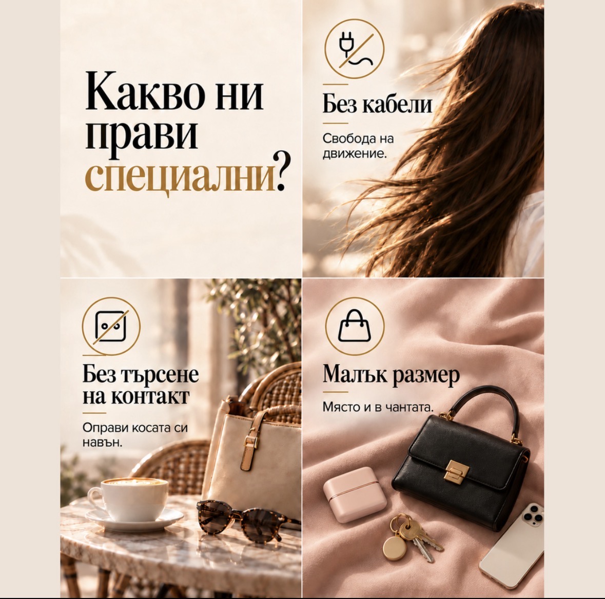 Мини преса за коса - розова — снимка 2